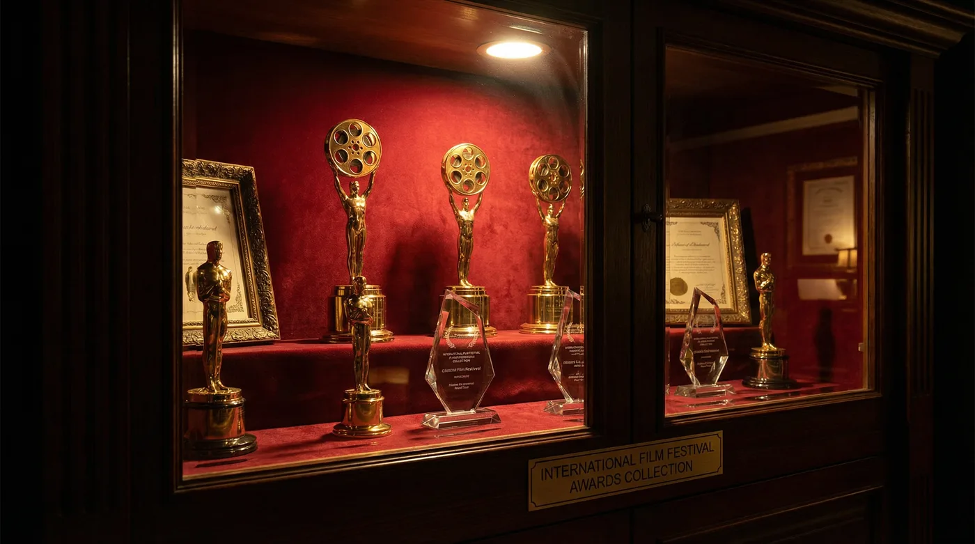 抖阴荣获国际影视大奖展示